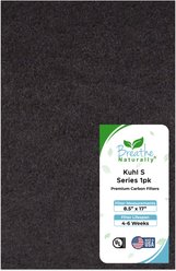 Breathe Naturally Replacement Carbon Prefilters for Kuhl "S" Series Air Purifiers, 1 count