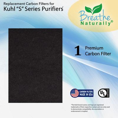 Show full view: Breathe Naturally Replacement Carbon Prefilters for Kuhl "S" Series Air Purifiers, 1 count slide 2 of 5