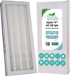 Breathe Naturally Replacement HEPA Filter for Idylis "F" AC-38 Series Air Purifiers, 1 count
