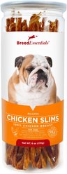 Breed Essentials Bulldog Chicken Slims Grain-Free Dog Treats, 6-oz can