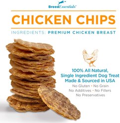 Breed Essentials Rottweiler Chicken Chips Grain-Free Dog Treats, 5.5-oz can slide 2 of 6