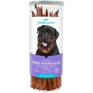 Breed Essentials German Shepherd Sweet Potato Slims Grain-Free Dog Treats, 7.5-oz can