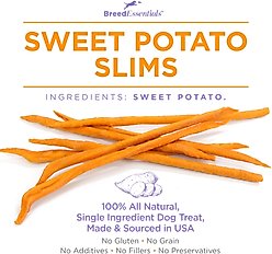 Breed Essentials Rottweiler Sweet Potato Slims Grain-Free Dog Treats, 7.5-oz can slide 2 of 6