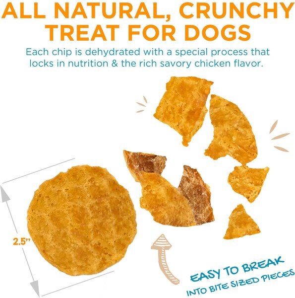 Breed Essentials Siberian Husky Chicken Chips Grain-Free Dog Treats, 5.5-oz can