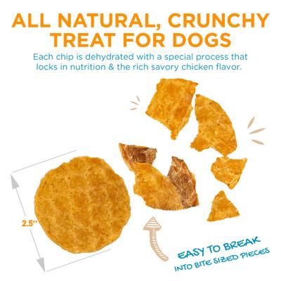 Show full view: Breed Essentials Siberian Husky Chicken Chips Grain-Free Dog Treats, 5.5-oz can slide 4 of 7