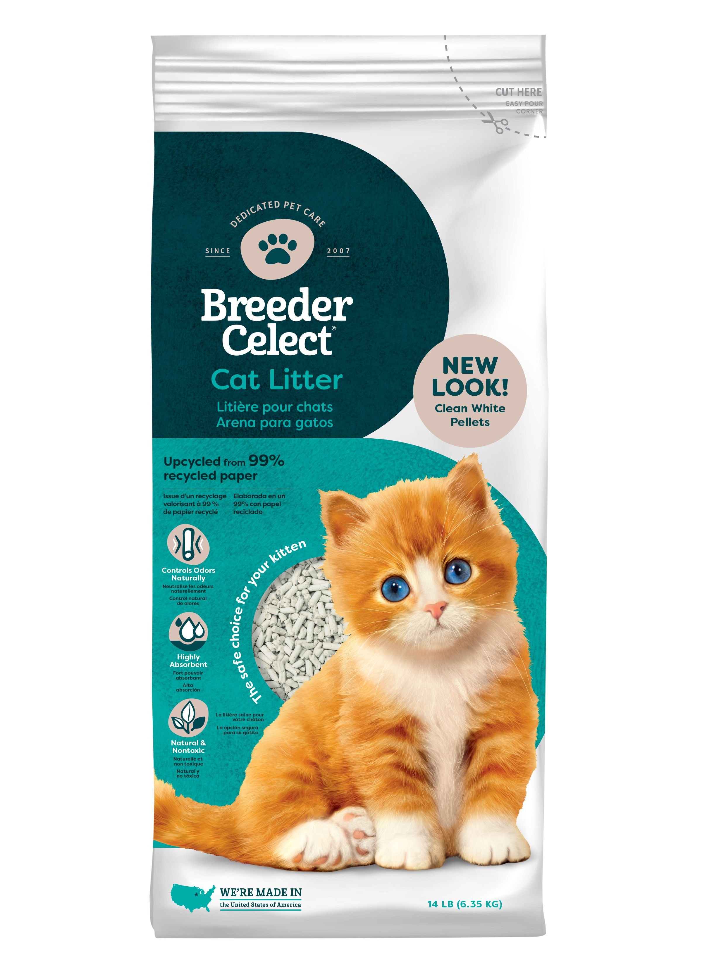 Product Reviews for BREEDER CELECT Paper Pellet Cat Litter