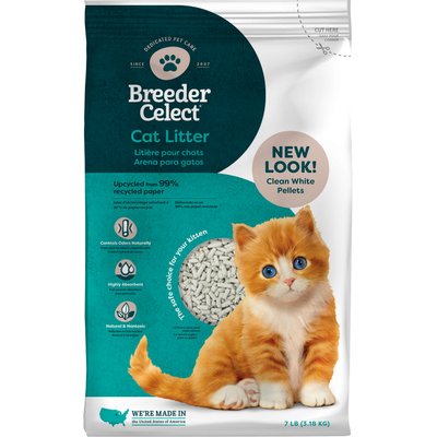 Breeder Celect Breeder Celect Paper Pellet Cat Litter, 7-lb bag