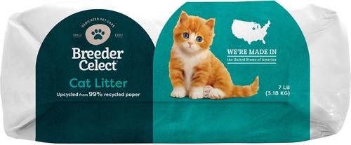Show full view: Breeder Celect Paper Pellet Cat Litter, 7-lb bag slide 6 of 7