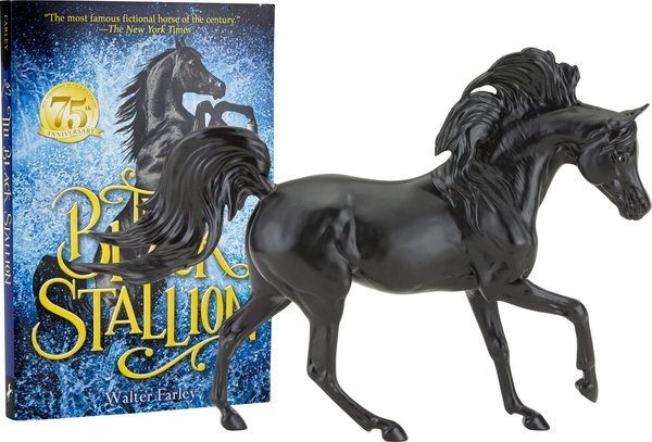 Breyer Horses Freedom Series Black Stallion Horse & Book Set Collectible