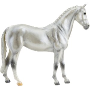 Breyer Horses Freedom Series Horse Pearly Grey Trakehner Collectible Toy Horse, White