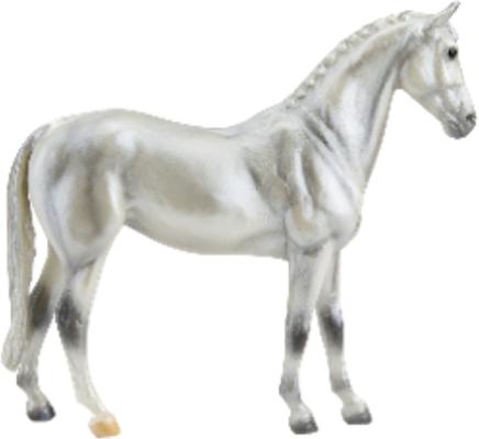 Show full view: Breyer Horses Freedom Series Horse Pearly Grey Trakehner Collectible Toy Horse, White slide 1 of 1