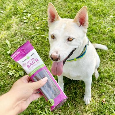 Show full view: Bright Planet Pet Better Bac'n Plant-Based Bacon Flavor Dog Chews, 6 count slide 6 of 7