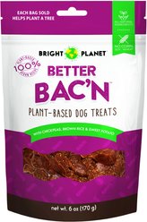 Bright Planet Pet Better Bac'n Pork Flavored Soft & Chewy Dog Treats, 6-oz bag