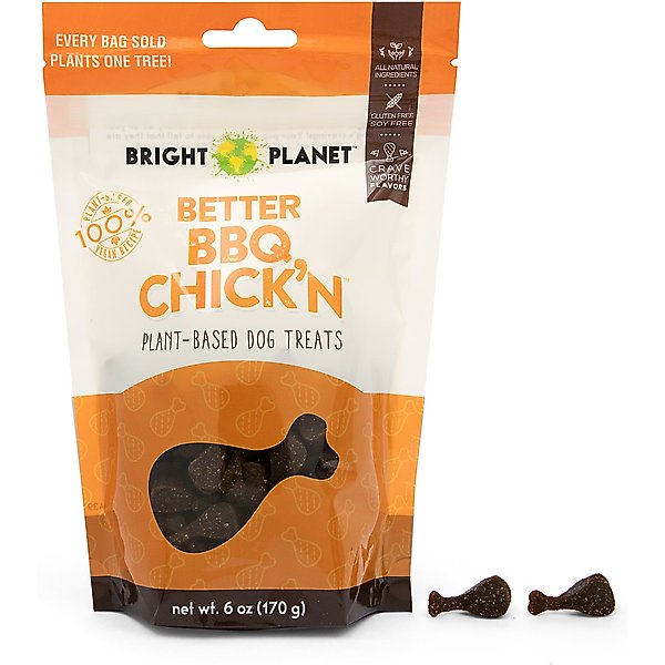 Bright Planet Pet Better Biscuits Vegan Herbs & Spices Rotisserie Chick'n Plant-Based Dog Treats, 7-oz bag