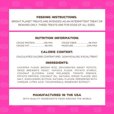 Show full view: Bright Planet Pet Better Brat Plant-Based Dog Treats, 6-oz bag slide 5 of 7