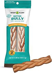 Bright Planet Pet Better Bully Beef Flavor Plant-Based Dog Chews, Large, 2 count