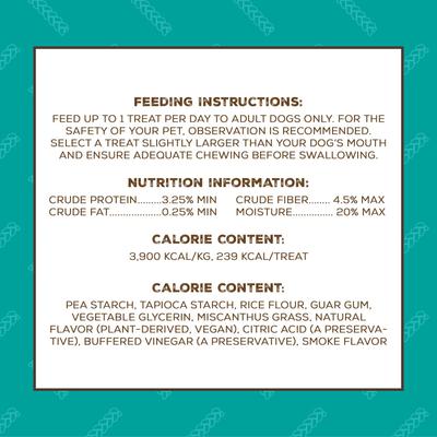 Show full view: Bright Planet Pet Better Bully Beef Flavor Plant-Based Dog Chews, Large, 2 count slide 5 of 7