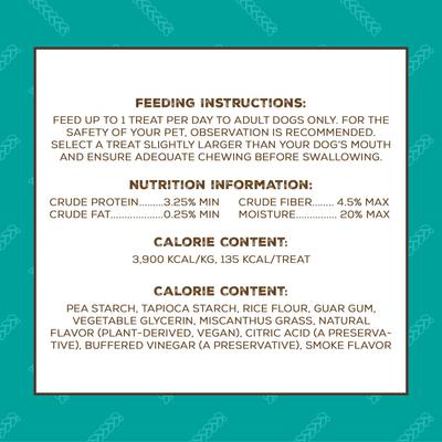 Show full view: Bright Planet Pet Better Bully Beef Flavor Plant-Based Dog Chews, Small, 2 count slide 5 of 7