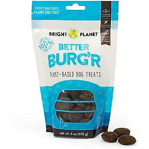 Bright Planet Pet Better Burg'r Plant-Based Dog Treats, 6-oz bag