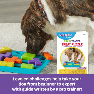 Show full view: Brightkins Brain Teaser Treat Puzzle Dog Toy slide 3 of 9