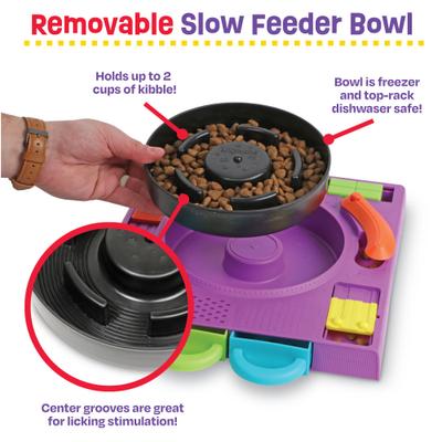 BRIGHTKINS DJ Doggo Puzzle Feeder Dog Toy - Chewy.com