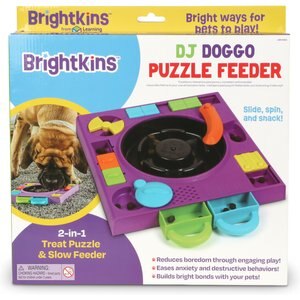 Brightkins DJ Doggo Puzzle Feeder Dog Toy