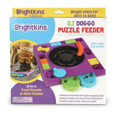 Show full view: Brightkins DJ Doggo Puzzle Feeder Dog Toy slide 6 of 9