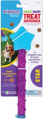 Show full view: Brightkins Magic Wand! Star Treat Dispensing Dog Toy slide 6 of 7