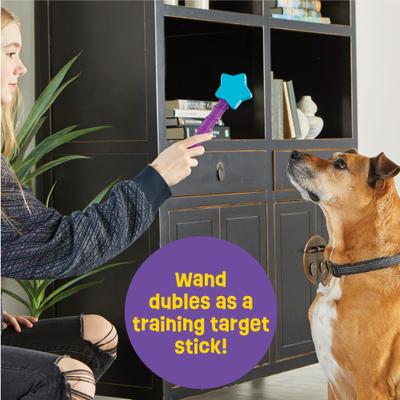 Show full view: Brightkins Magic Wand! Star Treat Dispensing Dog Toy slide 3 of 7