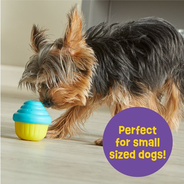 Brightkins Small Cupcake Treat Dispenser Dog Toy