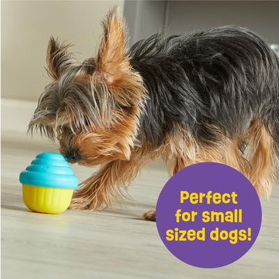 Show full view: Brightkins Small Cupcake Treat Dispenser Dog Toy slide 4 of 8