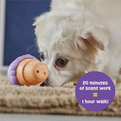Show full view: Brightkins Small Ice Cream Treat Dispenser Dog Toy slide 3 of 9