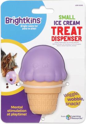 Show full view: Brightkins Small Ice Cream Treat Dispenser Dog Toy slide 6 of 9