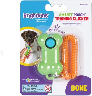 Show full view: Brightkins Smarty Pooch Bone Dog Training Clicker slide 6 of 10