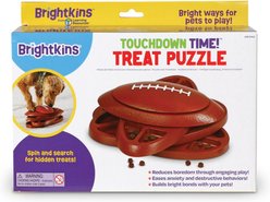 Brightkins Touchdown Time! Treat Puzzle Dog Toy slide 2 of 7