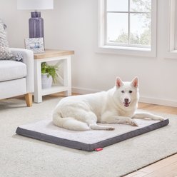 Brindle 2-in Orthopedic with Machine Washable Cover Dog & Cat Bed, Gray, Large