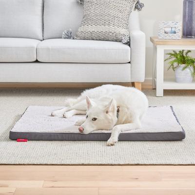 Show full view: Brindle 2-in Orthopedic with Machine Washable Cover Dog & Cat Bed, Gray, Large slide 3 of 7