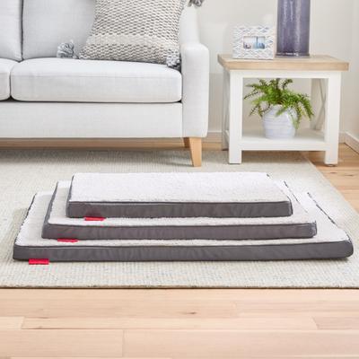 Show full view: Brindle 2-in Orthopedic with Machine Washable Cover Dog & Cat Bed, Gray, Medium slide 4 of 7