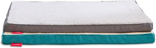 Show full view: Brindle 2-in Orthopedic with Machine Washable Cover Dog & Cat Bed, Gray, Medium slide 5 of 7