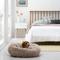 Show in main carousel: Brindle Donut Cuddler Dog & Cat Bed, Tan, Medium slide 1 of 9