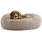 Show in main carousel: Brindle Donut Cuddler Dog & Cat Bed, Tan, Medium slide 6 of 9