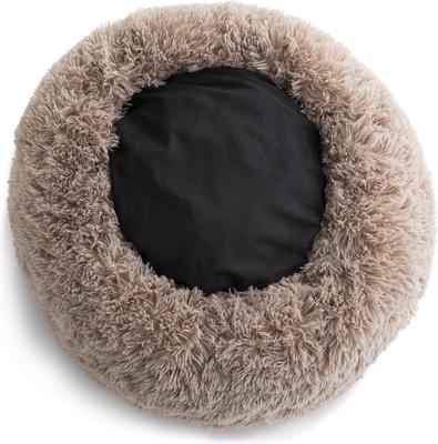 Show full view: Brindle Donut Cuddler Dog & Cat Bed, Tan, Medium slide 8 of 9