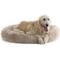 Show in main carousel: Brindle Donut Cuddler Dog & Cat Bed, Tan, X-Large slide 6 of 9