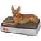 Show in main carousel: Brindle Plush Orthopedic Pillow Cat & Dog Bed with Removable Cover, Charcoal Black, Small slide 4 of 9