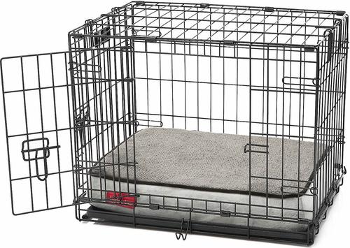 Show full view: Brindle Plush Orthopedic Pillow Cat & Dog Bed with Removable Cover, Charcoal Black, Small slide 5 of 9