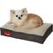 Show in main carousel: Brindle Soft Orthopedic Pillow Cat & Dog Bed with Removable Cover, Khaki, 17 x 11 in slide 5 of 8