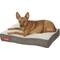 Show in main carousel: Brindle Soft Orthopedic Pillow Cat & Dog Bed with Removable Cover, Khaki, 22 x 16 in slide 4 of 8
