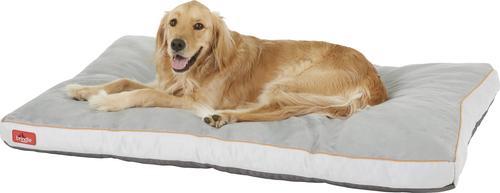 Show full view: Brindle Soft Orthopedic Pillow Cat & Dog Bed with Removable Cover, Stone, 52 x 34 in slide 4 of 8