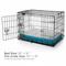 Show in main carousel: Brindle Soft Orthopedic Pillow Cat & Dog Bed with Removable Cover, Teal, 28 x 18 in slide 7 of 9