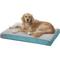 Show in main carousel: Brindle Soft Orthopedic Pillow Cat & Dog Bed with Removable Cover, Teal, 40 x 26 in slide 4 of 8